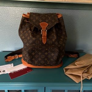 Authentic Vintage Louis Vuitton Montsouris GM Backpack